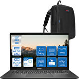 Msı Modern 14 Intel Core I5 1334U 48GB Ddr4 512GB SSD Intel Iris Xe Graphics 14.0" Fhd IPS WIN11PRO Taşınabilir Oyuncu Bilgisayarı F13MGP17 + Zettausbbellek