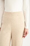 DeFacto Relax Fit Triko Pantolon Geniş Bol Paça Basic Düz Esnek Belli E2940AX24WNER13