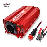 KOBB KBN400 12V/220V 400Watt Tam Sinüs Dönüştürücü İnvertör