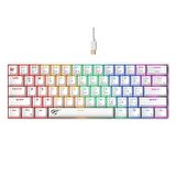 Havit Gamenote KB903L %60 Mekanik Blended Aydınlatma Oyuncu Klavyesi - 61 Tuş - Beyaz