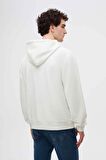 Twn Relaxed Fit Ekru Nakışlı Sweatshirt 3ECE24ORT0493