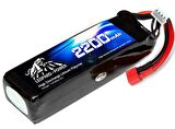 Leopard Power 2200 mAh 7.4V 2S 30C Lityum Polimer Lipo Batarya Pil T Plug