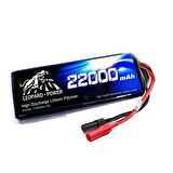 Leopard Power 22000 mAh 7.4V 2S 25C UAV & Multirotor Lityum Polimer Lipo Batarya Pil