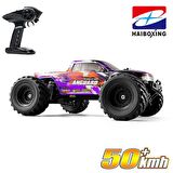 HAIBOXING RC 1/12 903 Vanguard 50+ KM/H Sürat 4X4 Uzaktan Kumandalı RC Model Araba RTR Elektrikli 4WD Offroad Truck (Mor)