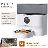 Groove Q-Clean Akıllı Otomatik Kedi Tuvaleti Turuncu - Petfit Aqua Flow Akıllı Bataryalı Su Pınarı Çeşmesi + Petfit CatMax Pro Akıllı Otomatik Mama Kabı Bundle