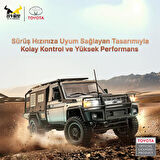 MN Model MN82S 1/12 Supertourer Toyota Land Cruiser LC79 4WD RC Model Uzaktan Kumandalı Araba Crawler Offroad Truck RTR Lisanslı Siyah+Dahili Işık Seti