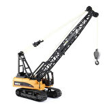 HUINA 1572 1/14 15 Kanal Yüksek Kalite RC Model Ekskavatör Paletli Vinç Uzaktan Kumandalı Metal İş Makinası - 2.4G Full Fonksiyon Sesli ve Işıklı