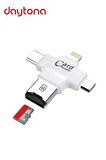 Daytona HC05 Ios Apple Android Type-C Lightning Usb-A Microsd Tf Kart Okuyucu
