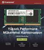 Transcend JM3200HSE-32G 32GB DDR4 3200Mhz CL22 1.2V Notebook Ram