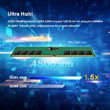 Transcend JM4800ALG-8G 8GB DDR5 4800Mhz CL40 1.1V Masaüstü Ram