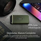 Transcend TS4TESD380C 4TB Nvme 2000mb/s PCIe M.2 Gen 2 Type C Taşınabilir SSD