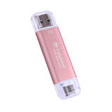 Transcend TS1TESD310P 1TB USB/Type-C 10Gbps Taşınabilir Harici SSD - Pembe