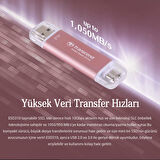 Transcend TS1TESD310P 1TB USB/Type-C 10Gbps Taşınabilir Harici SSD - Pembe
