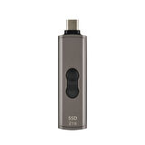 Transcend TS2TESD330C 2TB Type-C 10Gbps Gizlenebilir Başlıklı Taşınabilir Metal Kasa SSD