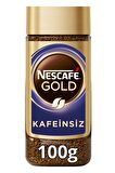 Nescafe Gold Kafeinsiz 100 gr Kavanoz Hazır Kahve