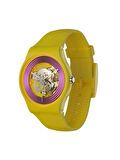 Swatch Purple Rings Yellow Unisex Kol Saati SO29J100
