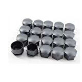 Bijon Kapağı Gri 16 Normal 4 Şifreli + Aparatlı - 6J0601173 Wisco - Seat Leon Ibiza Uyumlu