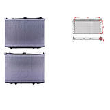 Su Radyatörü Brazing Mt 430X648X26 MM - 21400-10G10 Wisco - Nissan D21 88-97 Uyumlu