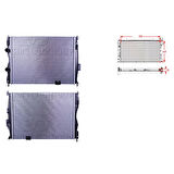 Su Radyatörü Brazing Mt 590X448X26 – 21400-JD000 WİSCO – Nissan Qashqai (J10) 1.6 07-13 Uyumlu