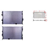 Su Radyatörü Brazing 628X448X26 – 21400-JD70A WİSCO – Nissan Qashqai (J10) 2.0 Dcı 07-13 Uyumlu