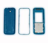 Nokia 7210s Kapak Nokia 7210 uyumlu Mavi ön Kapak Arka Kapak ve Tuş Takımı