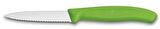 Victorinox Tırtıklı Soyma Bıçağı 8 Cm Yeşil