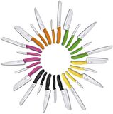 VICTORINOX PİZZA BIÇAĞI TIRTIKLI PEMBE SİVRİ 12CM6.7936.12L5