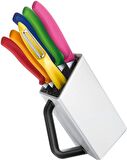 VICTORINOX PİZZA BIÇAĞI TIRTIKLI PEMBE SİVRİ 12CM6.7936.12L5
