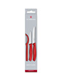 Victorinox Kırmızı Soyma Seti 3 Parça VT 6.7111.31