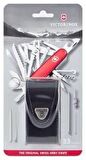 Victorinox 1.6795.LB1 Swiss Champ 33 Fonksiyon Deri Kılıflı İsviçre Çakısı - Kırmızı