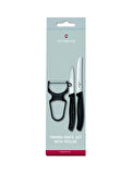 Victorinox Soyma Bıçağı Seti 3 Parça Siyah VT 6.7113.35