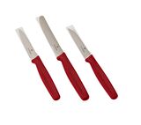 Victorinox 5.1111.3 3'lü Kırmızı Soyma Bıçağı Seti
