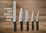 VICTORINOX ŞEF DİLİMLEME BIÇAK SİYAH SAP19 CM 5.2003.19