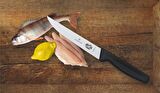 VICTORINOX MUTFAK BIÇAK SİYAH  FIBRO SAPLI 18 CM 5.5203.18