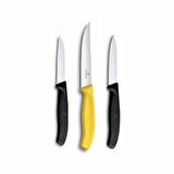 Gourmet SwissClassic Soyma ve Biftek Pizza Bıçağı 3'Lü Set (12cm-8cm)