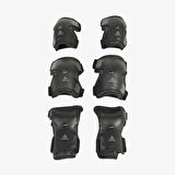 Firefly Leisureline 2.0 Çocuk Siyah Diz & Dirsek Korumalığı