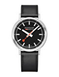 Mondaine Stop2go Black Vegan Leather Strap MST.41020.LBV.2SE