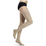 Essential Classical (TOPFİNE SELECT) Large Plus Short/Diz Üstü/Orta Basınç/Açık Burun/Ten Rengi