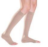 Thermoregulation(Premium Seri)Pamuk İçerikli, Diz Altı /SMALL/LONG/Orta Basınç /Açık Burun /Ten