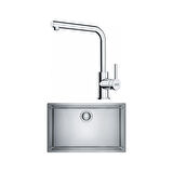 Maris Mrx 110-70 Eviye, Lina Spiralli Inox Armatür Seti