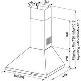 Franke Linfa FDL 9165 XS Davlumbaz,90 Cm, Duvar Tipi, Inox