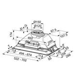 FRANKE FBI 525 BK SİYAH BOX ASPİRATÖR
