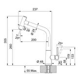 Franke ICON DOCCİA KROM Evye Bataryası