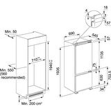 Franke FCB 400 V NE E 70cm Ankastre Buzdolabı