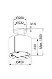 Davlumbaz Smart FSMS F42 Çelik Inox