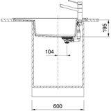 Franke FSG 611-88 Evye, Nero