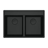 Franke Maris MRG 620-35-35 TL Mat Black Tezgah Üstü Granit Eviye