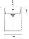 Franke MRG 110-52 Matt Black Eviye (Y)