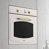 Franke FCO 86 H Ankastre Fırın, Classicline, Krem, 65 LT, 8 program