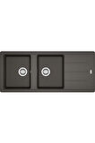Franke Basis BFG 621-116 Sağ-Sol Damlalıklı Slate Grey Granit Evye